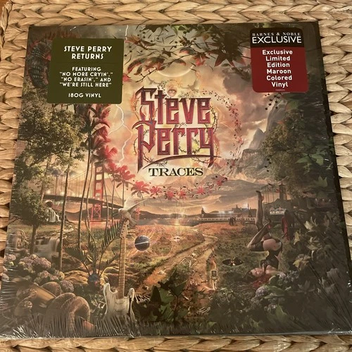 Steve PERRY Traces JOURNEY 12" MAROON VINYL LP Record