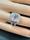 DAVID YURMAN ALBION SILVER MOON QUARTZ DIAMOND ICE RING Size 6 — photo 7