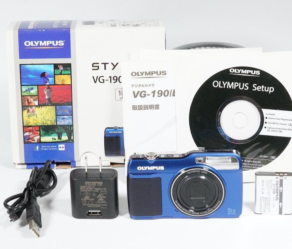 Olympus Stylus VG-190 16.0MP 5x Multilingual Compact Digital