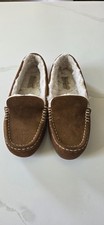 Koolaburra by UGG Lezly Womens Slipper Moccasins Size 9 Chestnut Brown Suede