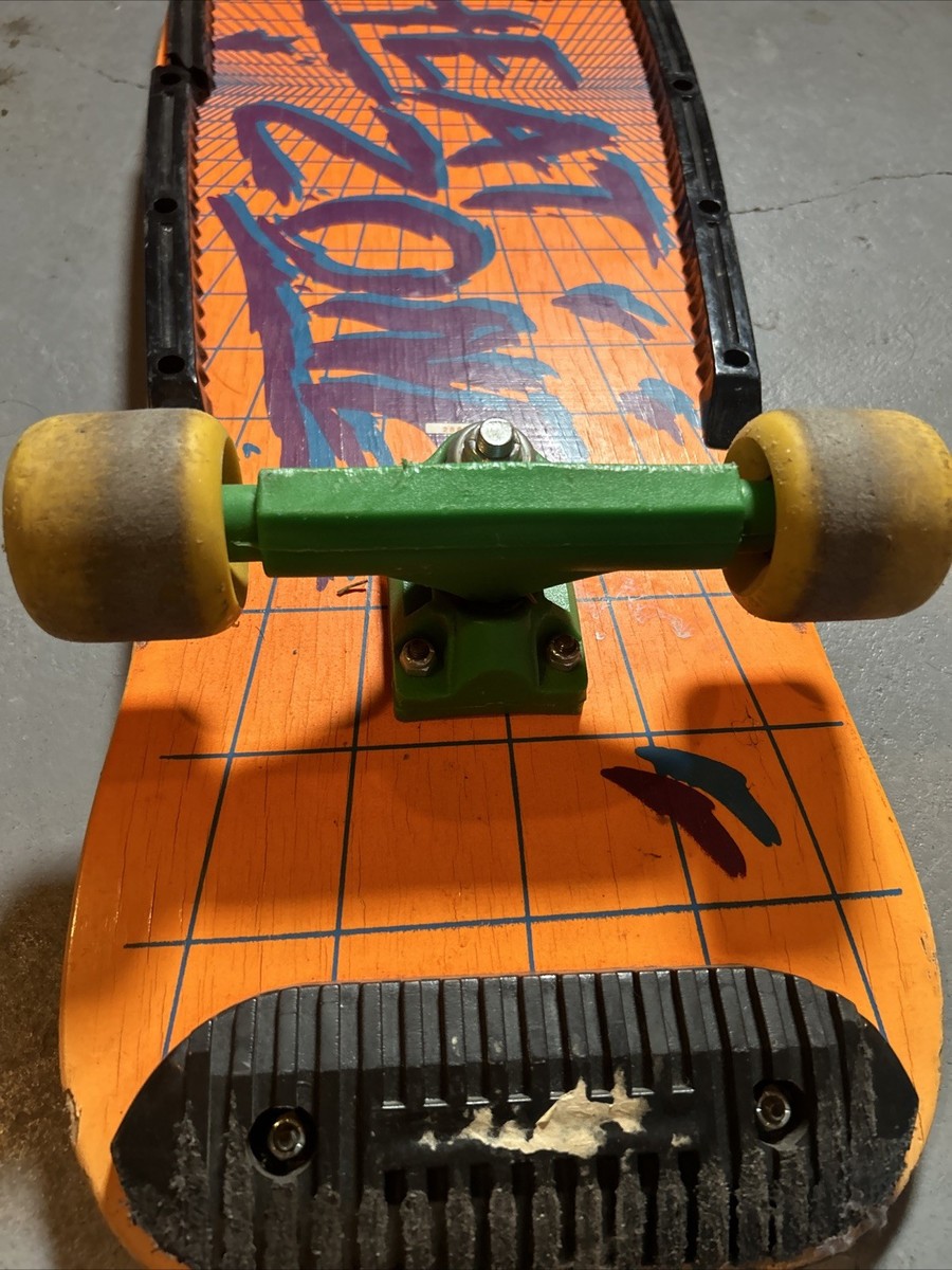 Vtg Nash Skateboard 80s Complete Heat Zone Orange And Green | eBay