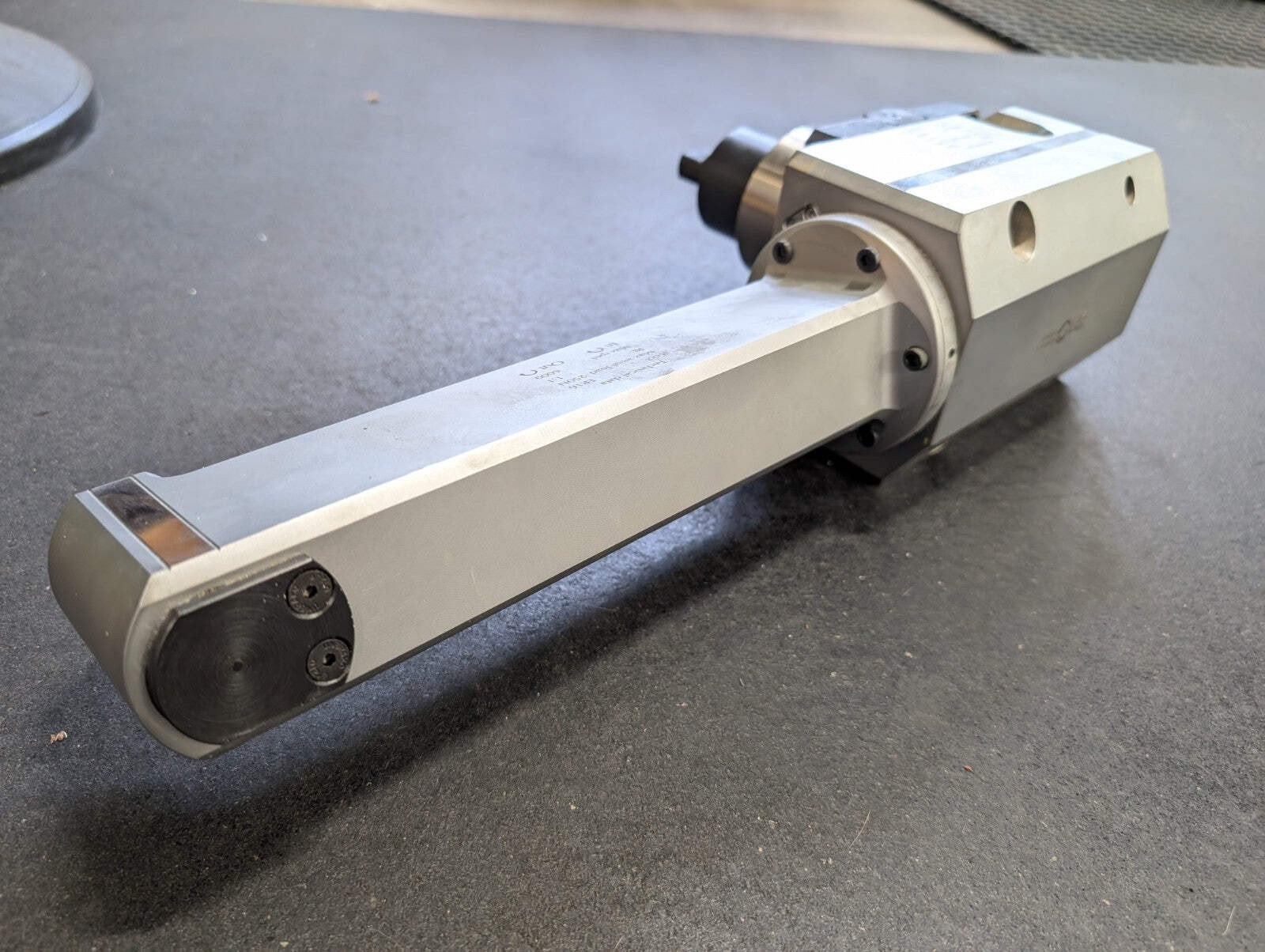 Alberti T90-1.5 Parallel Offset Angle Head R=250 Smart Change ER16 CNC Milling