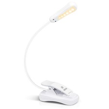 3000K Warm LED Rechargeable Book Light, Easy for Eyes, Clip on Reading Lights...