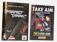 Perfect Dark Nintendo 64 N64 Instruction Manual Only OEM