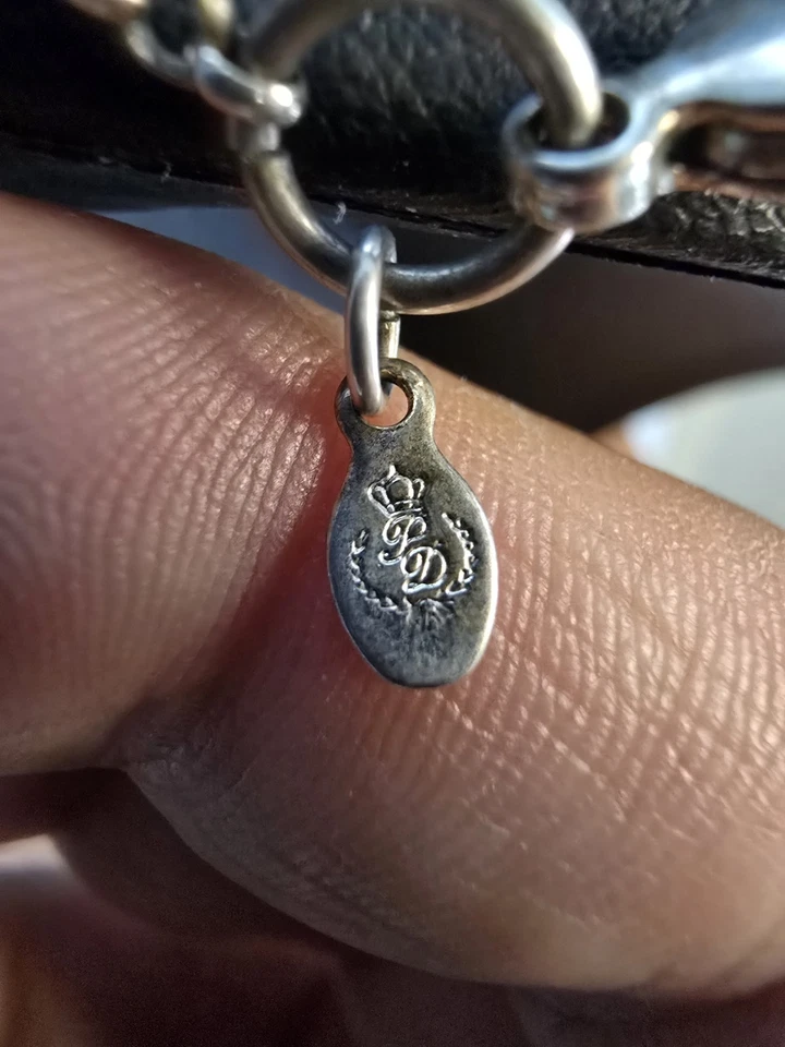 Collar Premier Near And Dear Mecket Plata Envejecida Madre Perla Largo Foto 4 de 4