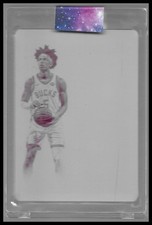 2017-18 National Treasures #RTM-6 D.J. Wilson Rookie Triple Materials plate #1/1