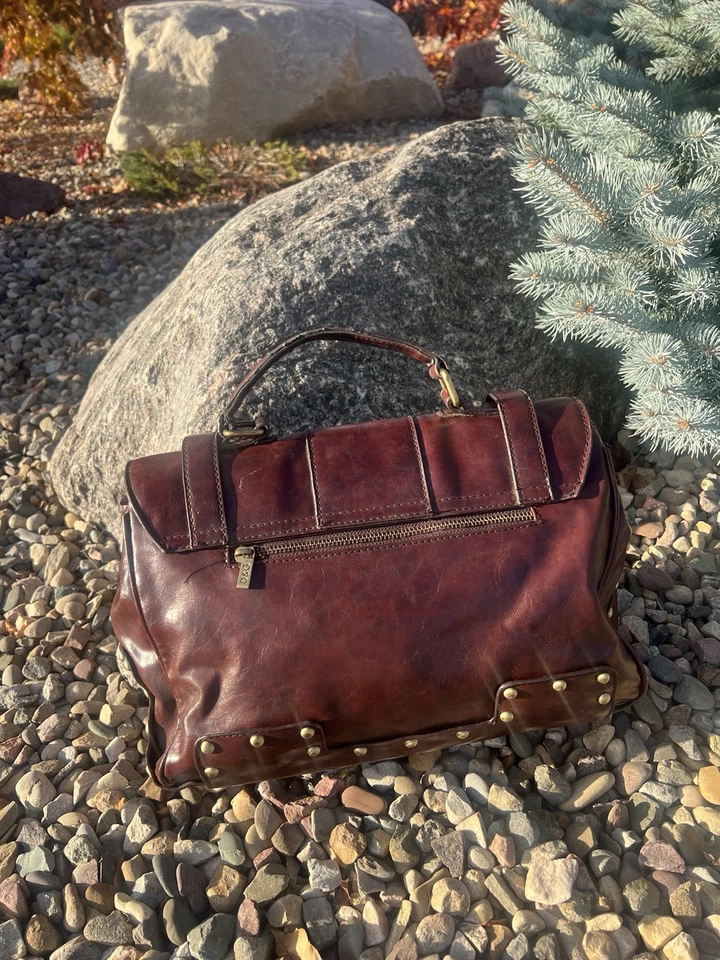 Vintage Dolce&Gabbana Vintage Leather Hand Bag Brown - Image 2 of 4