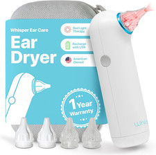 Ear Dryer  Case  USA  1 Year Warranty  Rechargable Ear Water Drying Aid with