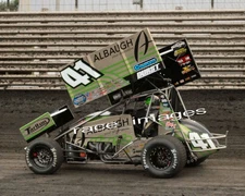 CARSON MACEDO #41 WoO SPRINT CAR (2025 KNOXVILLE NATLS) 8x10 GLOSSY PHOTO #8007