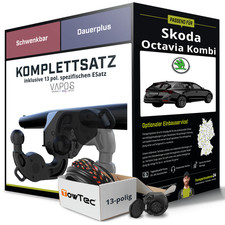 Für SKODA Octavia IV NX5, PV5 Anhängerkupplung schwenkbar +eSatz 13pol 20- NEU