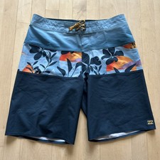 Billabong Recycler Tribong Pro Board Shorts 29 Blue Hawaiian