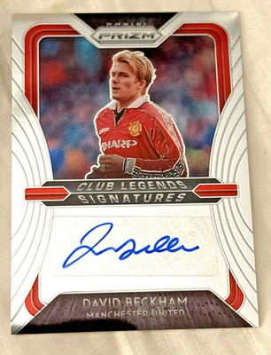 2022-23 Panini Prizm DAVID BECKHAM Flashback AUTO | Autograph England World Cup