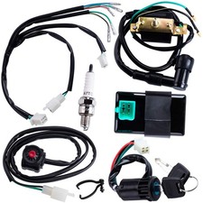Wiring Loom Harness Kill Switch Ignition Coil Cdi Box Spark Plug Rebuild Kit ...