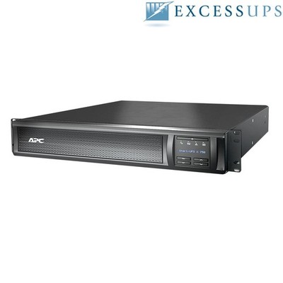 APC Smart-UPS X 750VA 600W LCD RM 2U Output: (8)5-15R, 120V 15A, SMX750 - Ref...