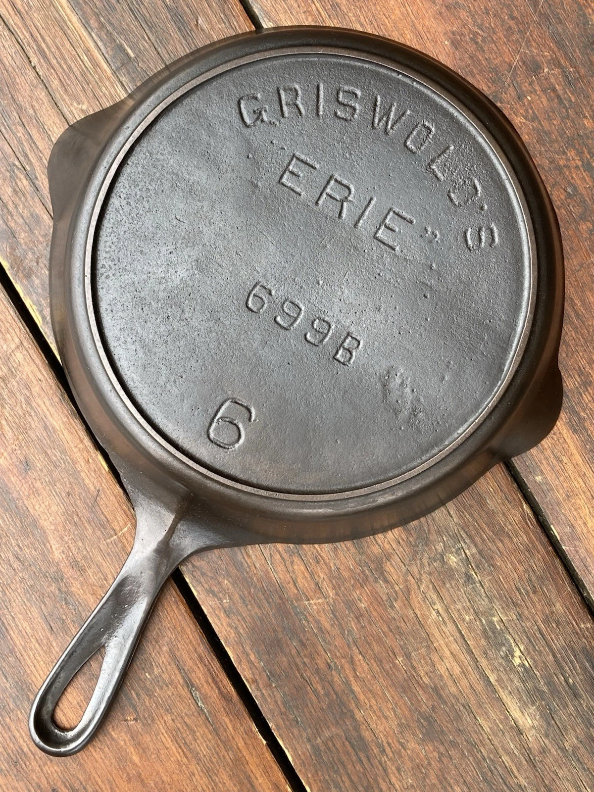 Griswold’s Erie #6 Cast Iron Skillet