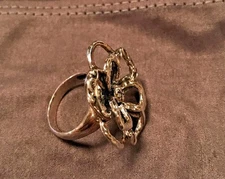 Silpada R2784 "Flower Power" Sterling Silver Size 7 Flower Oxidized Ring New $99