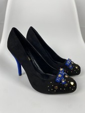 Love Moschino Suede Heels Bow Decorated size 39