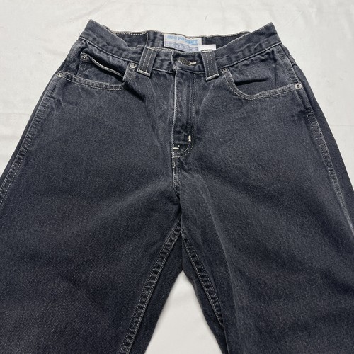 Vintage Old Navy Denim Jeans Boys Youth Size 8 Regular Fit Dark Wash Gray Grunge - Picture 4 of 11