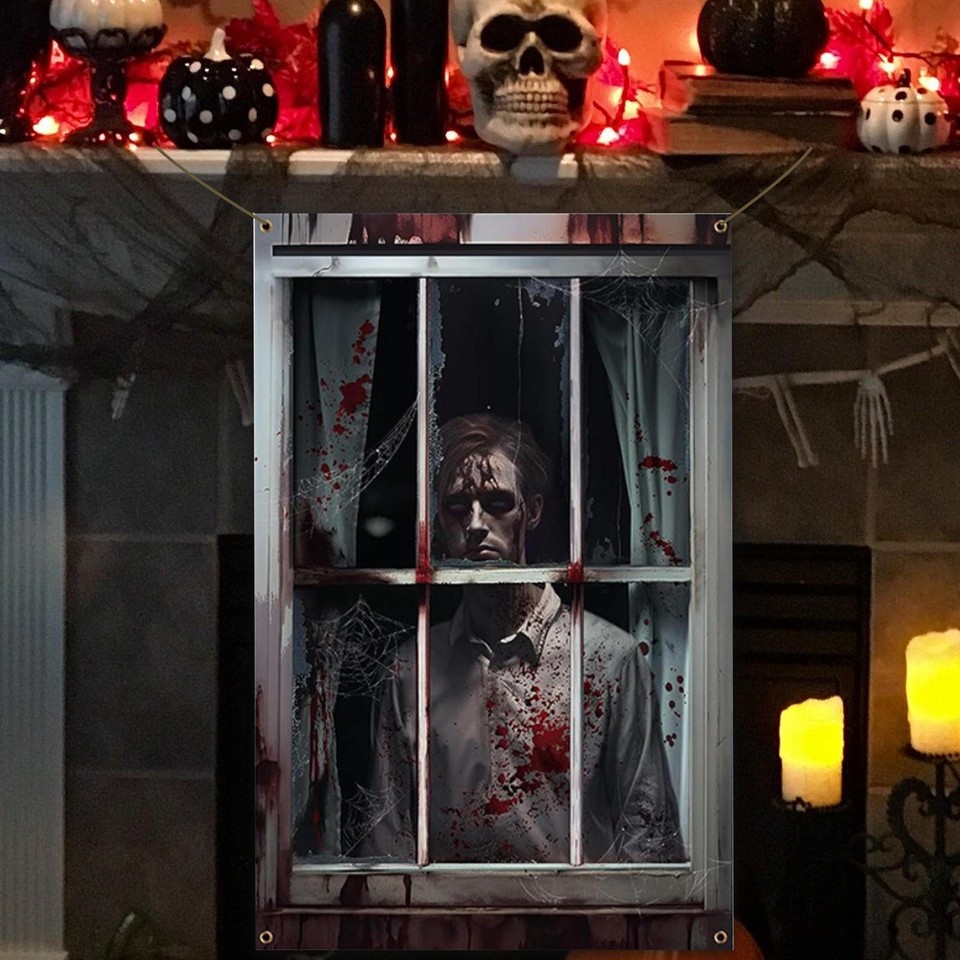 Wall Backdrop for Party Gothic Party Wall Backdrop Horror Photo Booth