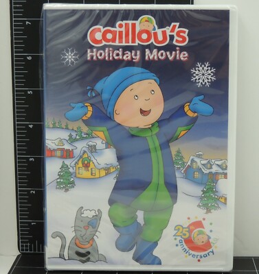 Caillou's Holiday Movie 25th Anniversary DVD 80 minutes Christmas Brand New