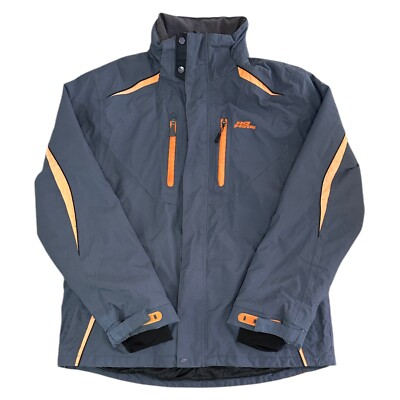 Vintage No Fear Ski Jacket Waterproof Breathable Snow Skirt Blue Mens XL  UK