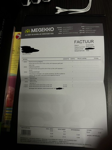 EVGA RTX 3070 - (ongeopend / sealed) - Afbeelding 6 van 9