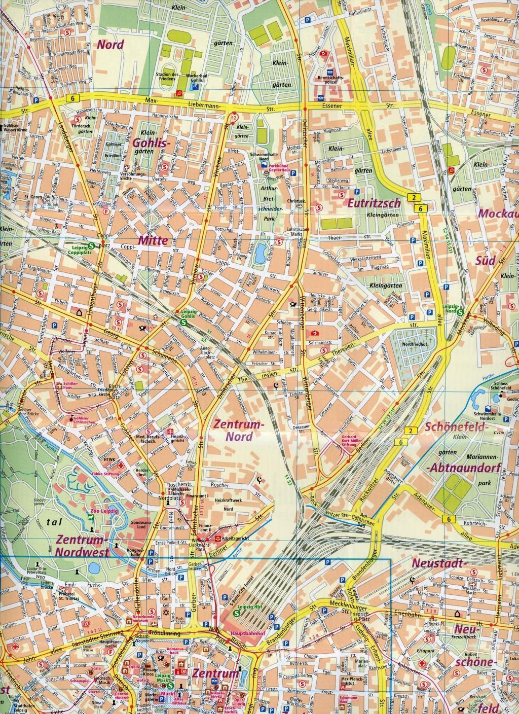 Thumbnail - Leipzig. Stadtplan 1:16 000 (land-)karte Stadtplan (publicpress)