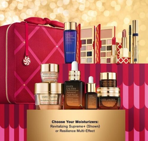 Estee Lauder Blockbuster 12pc Holiday Makeup Gift Set $550 PICK MOISTURIZER - Picture 1 of 3