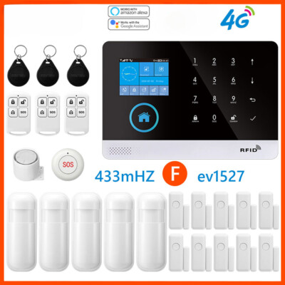 Alarm System For Home Burglar Security WiFi GSM Smart House App With Screens New