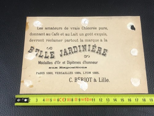 GRAND IMAGE CHROMO CARD CHICOREE BERIOT 1885 - Bild 2 von 2
