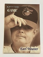 1998 Fleer Sports Illustrated Baseball #34 - Earl Weaver - Baltimore Orioles