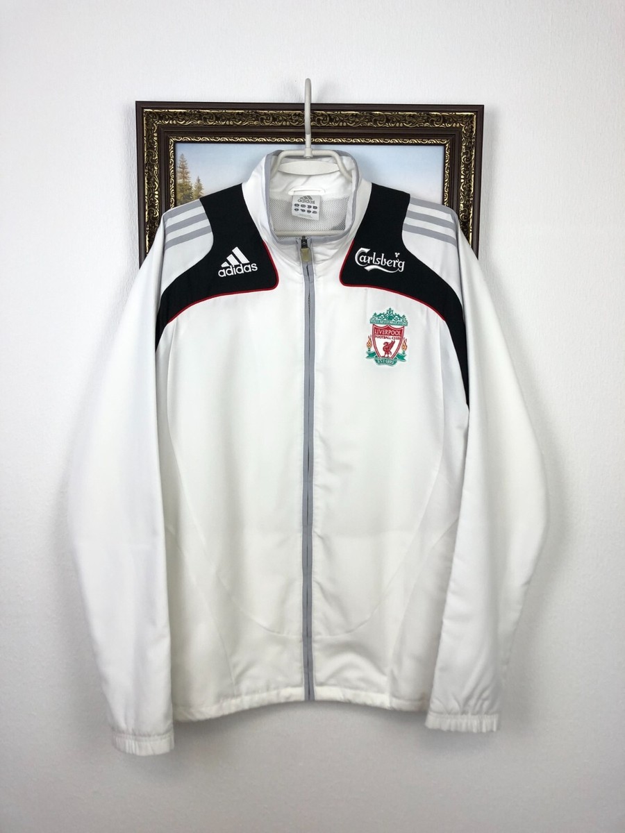 Vintage Adidas Liverpool Football Jacket Soccer Track Top Mens