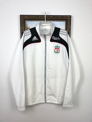 Vintage Adidas Liverpool Football Jacket Soccer Track Top Mens