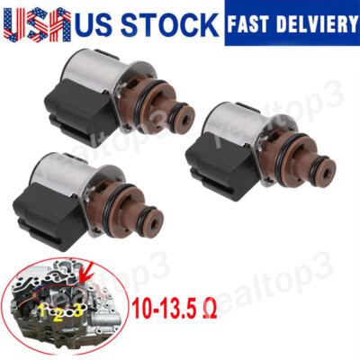 3x Torque Converter TCC Lock-Up Solenoid For Subaru Forester Legacy TR580 TR690
