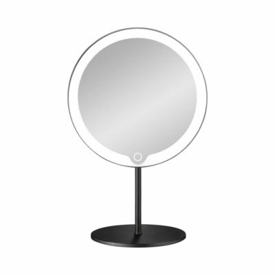 Blomus LED Kosmetikspiegel Modo Black, Titanbeschichtung, Kunststoff, 66350