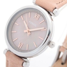 Brown Leather Analog Dial Quartz Watch 