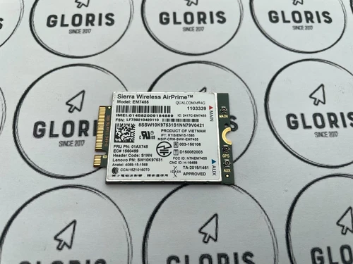 Used Genuine Sierra Wireless AirPrime EM7455 4G Module Card 01AX748 For Lenovo