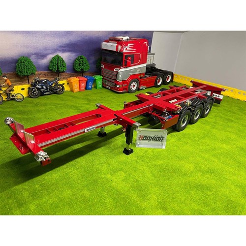 FuryBear 3 Axles Metal Frame Trailer for DIY 1/14 Tamiya RC Tractor Truck Cars - Picture 4 of 15