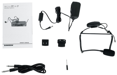 Samson AirLine 77 Wireless AH7-Qe Fitness Spin Headset Microphone Mic System-K6 - Picture 9 of 10