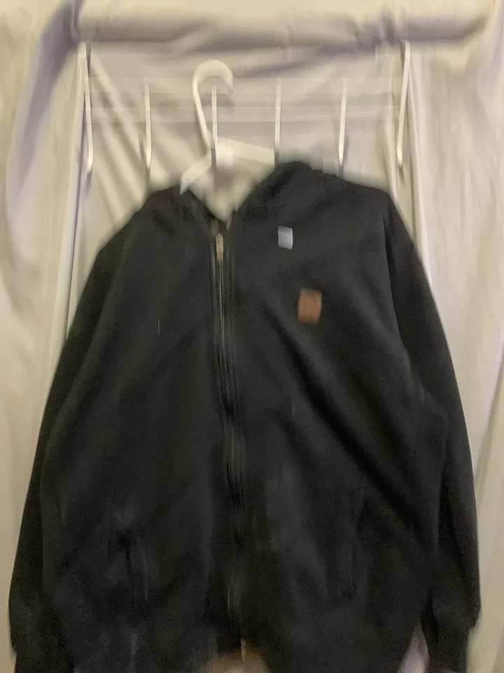 G Unit Sweater Adult Mens Extra Large Black Long Sleeve Vintage 90 50Cent Zip UP - Image 2 of 4