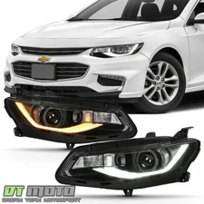 2016-2018 Chevy Malibu LED DRL Switchback Sequential Signal Projector Headlights