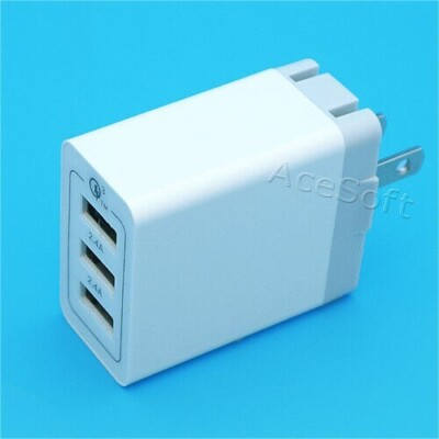 3-Port Quick Charge 3.0 Fast USB Wall Charger Adapter for Huawei Nexus 6P Phone