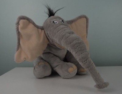 2008 Macy's Elephant Plush Horton Hears A Who Dr. Seuss Stuffed Animal Toy Gray | eBay