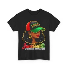 Juneteenth Remembering My Ancestors Black Women Juneteenth T-Shirt