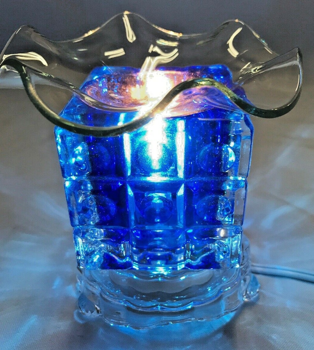 Electric Fragrance Lamp/Oil Burner/Wax Warmer/Night Light my221BL FREE