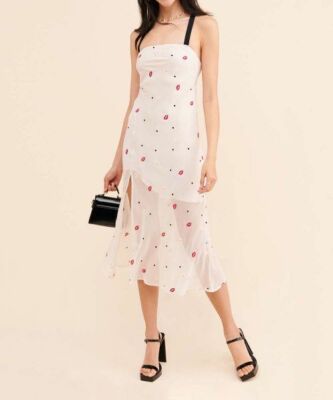$175 Finders Keepers Kiss Chi Chi Slit-Hem Sleeveless Dress Medium