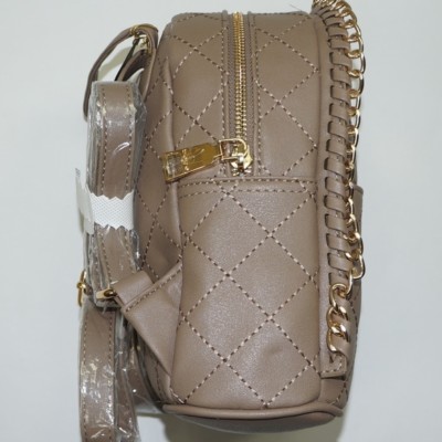 bebe Julia Faux Leather Taupe Mini Backpack bebe Women main image 3