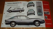 1963 Studebaker Avanti R2 Original Imp Brochure Specs Info R 2 64 63 1963 1963 Studebaker Avanti R2 Original Imp Brochure Specs Info R 2 64 63 1963
