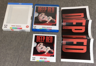 WINDOW SLIPCASE Dario Argento: Deep Red Arrow 2-disc Blu-Ray