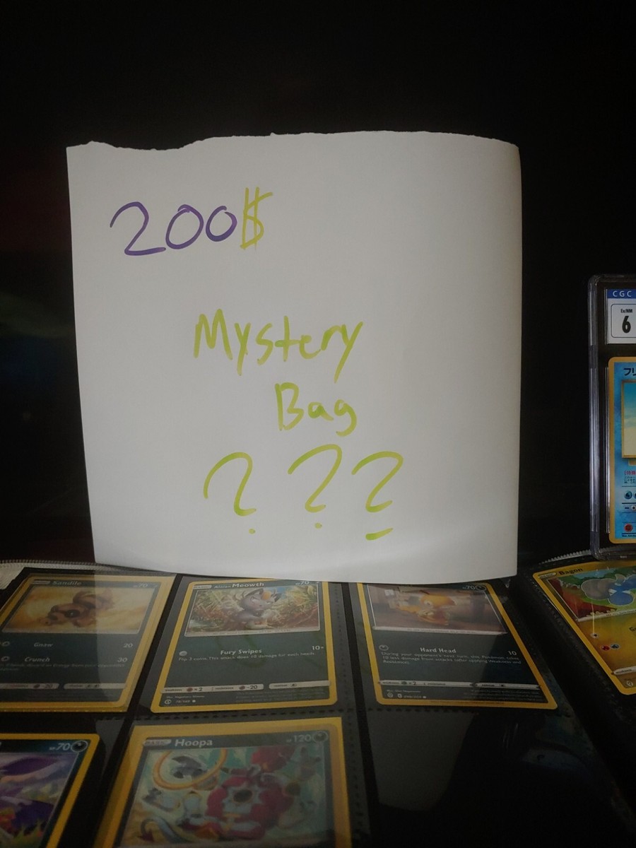 200 Dollar Pokemon mystery bag